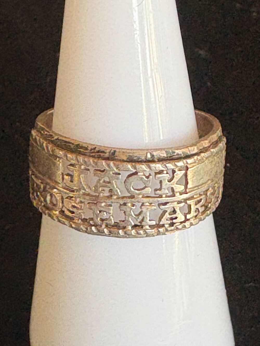 Vintage Ring with Names